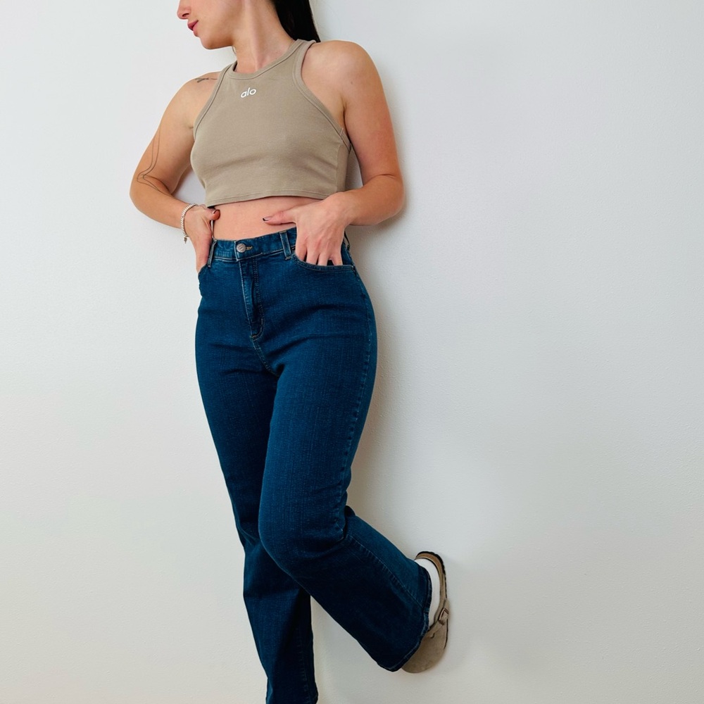Vintage NYDJ Tummy Tuck Jeans High Rise Flare/ Boot Cut
